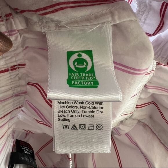 J.Crew Cotton Poplin Boxer Short In Candy Stripe - Picture 8 of 10